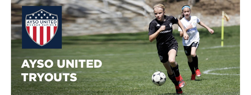 AYSO UNITED TRYOUT REGISTRATION IS NOW OPEN